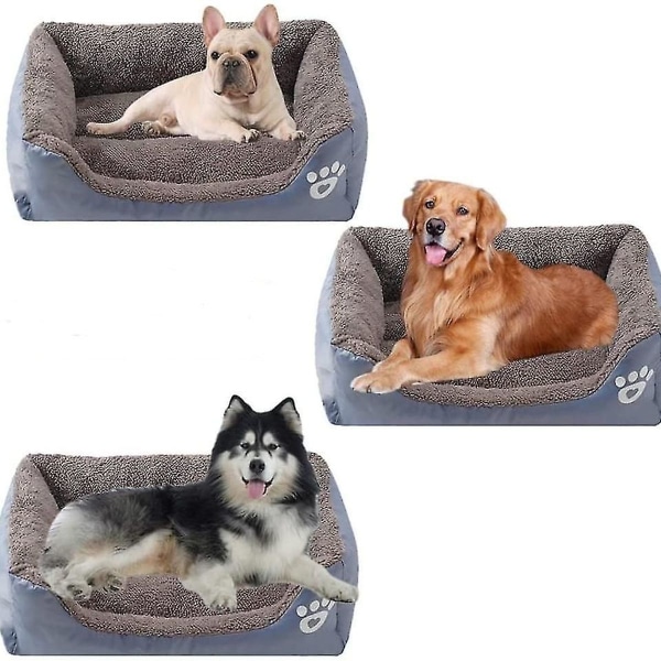 Hundeseng, vaskbar hundesofa, hundeseng for hund, S: 45 x 35 x 12 cm KLB