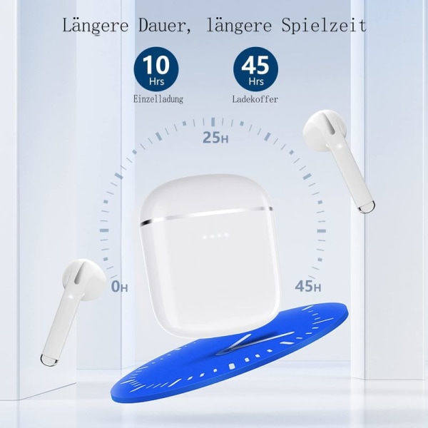 Bluetooth-nappikuulokkeet, langattomat Bluetooth 5.3 HiFi-stereokuulokkeet