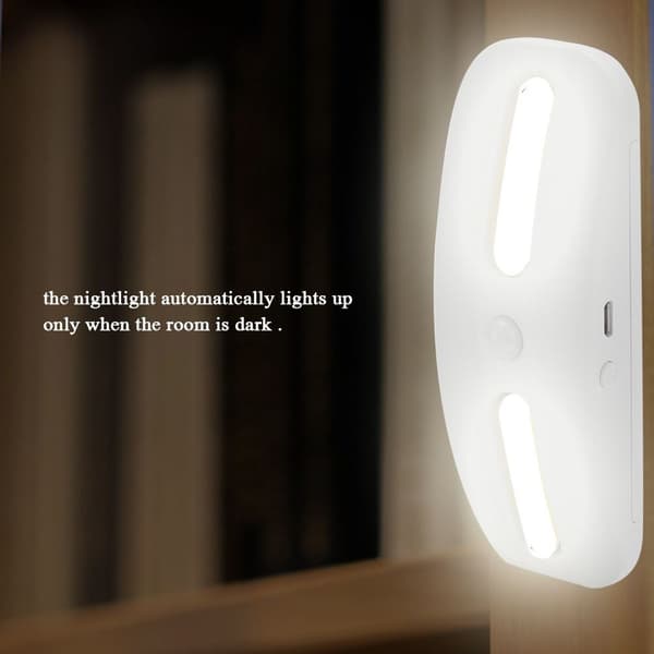 2-pack LED-nattlampa med rörelsesensor för KLB