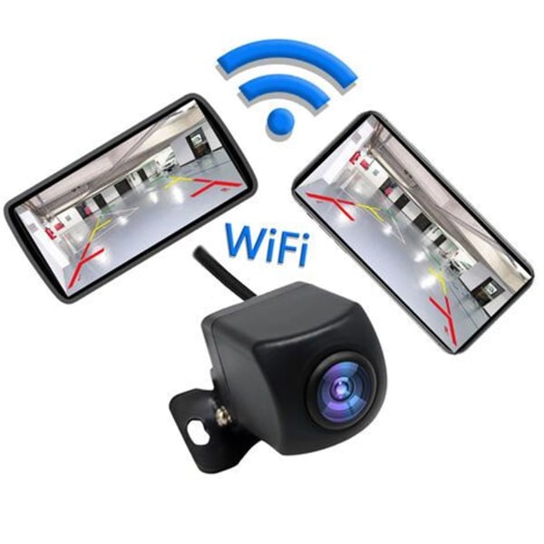 HD WIFI Trådlös Backup Camera backup kamera för bil, fordon, WiFi backup kamera