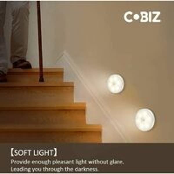 LED natlys, magnetisk bevægelsessensorlampe KLB