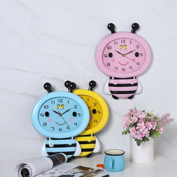 A15511 Cute Cartoon Children's Room Silent Clock Bedroom Living Room Small Bi