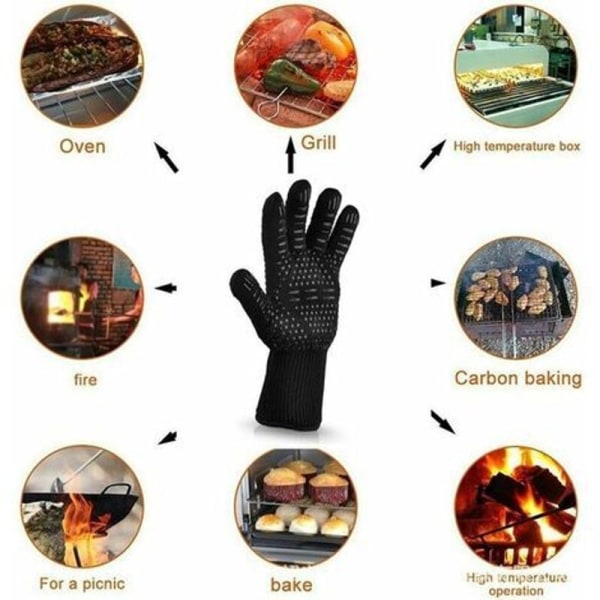 Brandsäker för matlagning, grillning, bakning