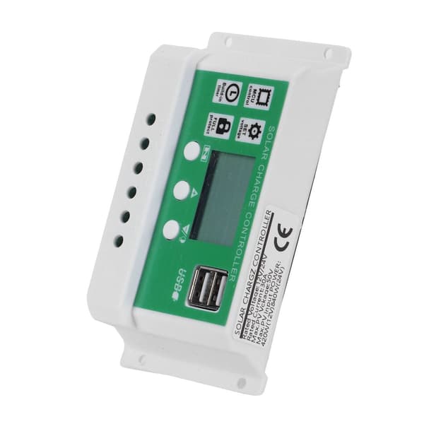 30A 12V 24V LCD solcelleladeregulator solpanel batteri KLB