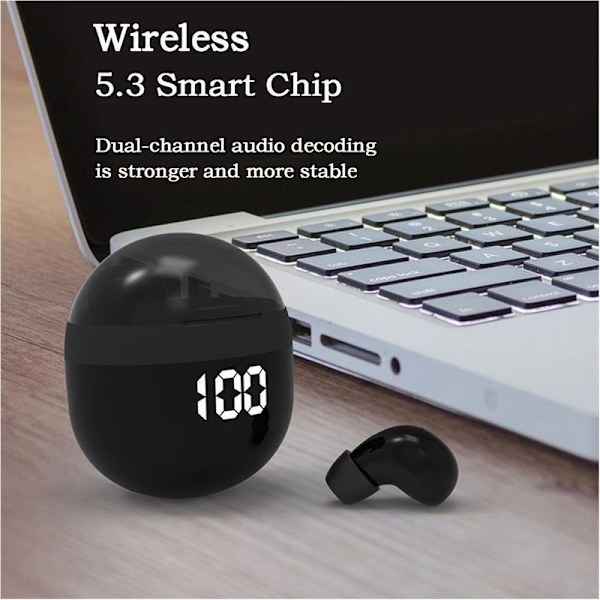 Usynlige soveørepropper Mini Bluetooth-ørepropper trådløse