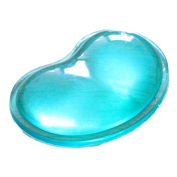 Ergonomisk handledsstöd i silikon, transparent handledsstöd, grönt