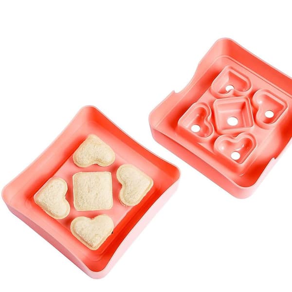 Mini Sandwich Cutter og Sealer for Barn, DIY Bag