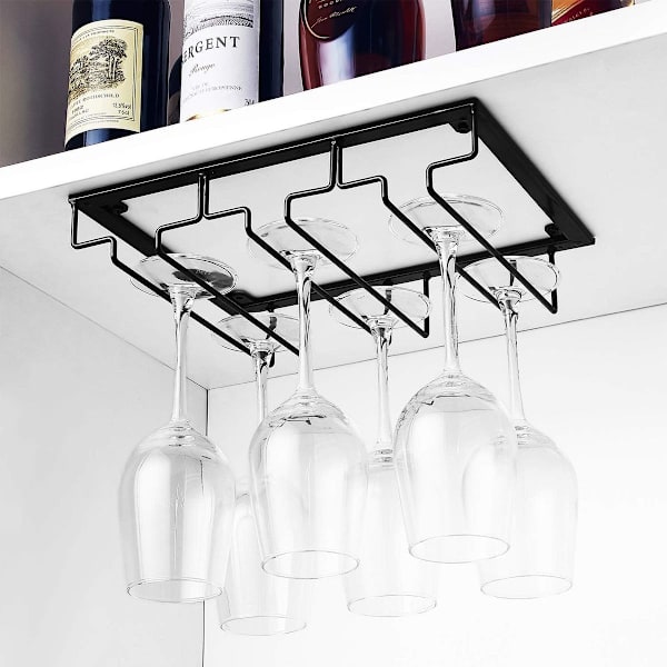 Vinglas hållare, glas hållare, vinglas hållare-järnstång glas hållare under KLB