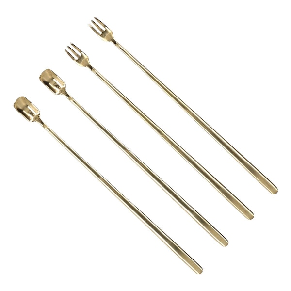 Stykke af 304 rustfrit stål kaffeske med langt håndtag KLB