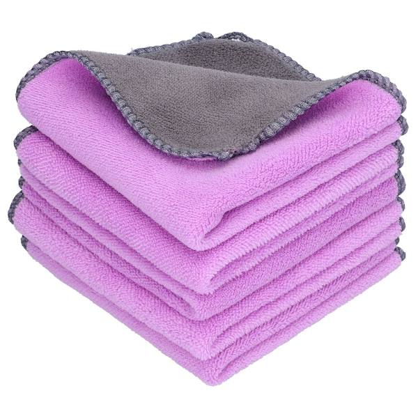 30x30cm 5 kappaleen pakkaus mikrokuituisia teepyyhkeitä, imukykyisiä paksuja KLB