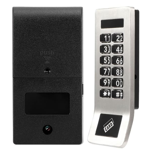 Elektroniskt kodlås hemmasäkerhetskort med digital knappsats KLB