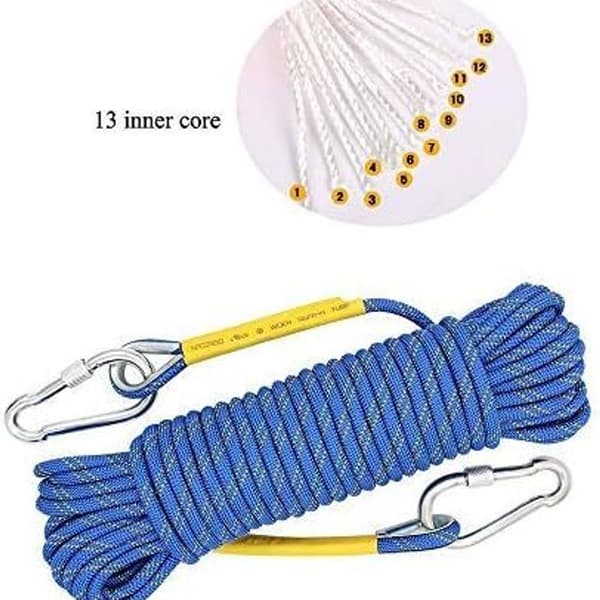 Udendørs reb diameter 8mm tyk nylon reb, 10m/20m KLB