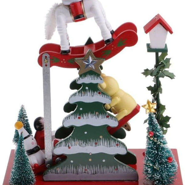 Julmusikbox Julgran Jultomte Barnleksaker, Set med 4 KLB