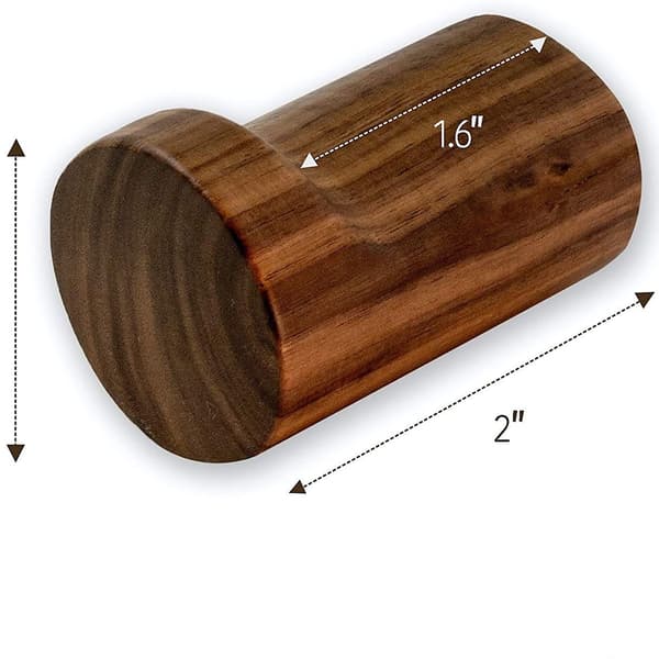 Träväggkrokar, 4 st, Moderna Hat Rack Pegs för Entrévägg, Badrum KLB