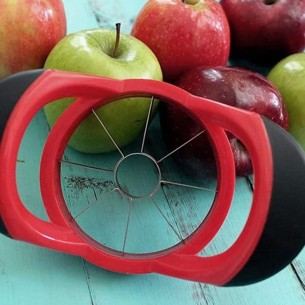 Eplekjerne, eplekutter, epledeler, eplekjerne 8 rustfritt stål blad,
