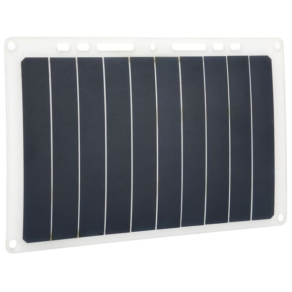 Bærbar 10W utendørs solcellepanel lader med KLB