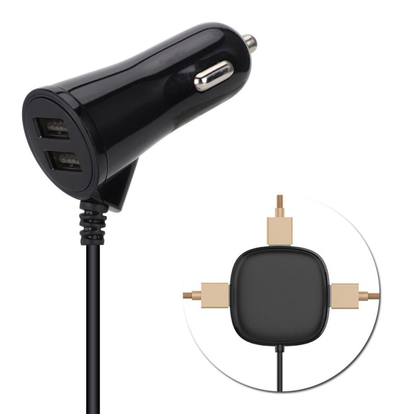 Port USB Fast Charging Cell Phone Car Charger USB Hub KLB