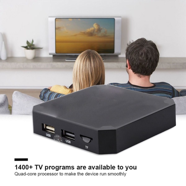 X96 Mini Quad-Core DDR3 HDTV Smart TV Box EU 110-240V Med KLB