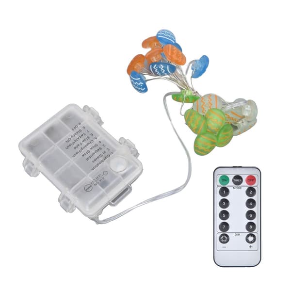 Påskedekorasjon fe lys, varmt lys, IP44, vanntett LED KLB