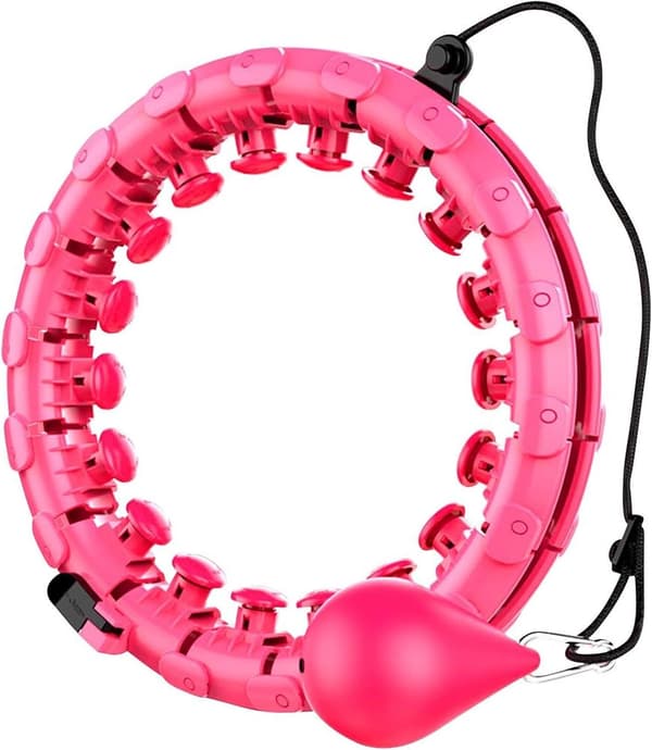 Smart Hula Hoop för Viktminskning, Rosa