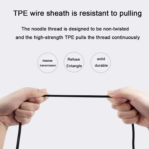 Multiladdningskabel, 3 i 1 Retractable USB-kabel med röd