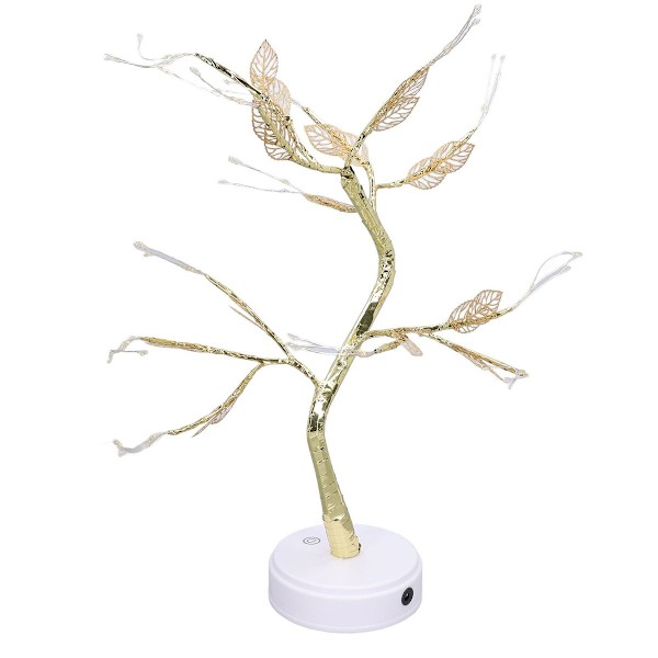 Træ Nattelys Touch Control Justerbar Gren Tabel LED KLB