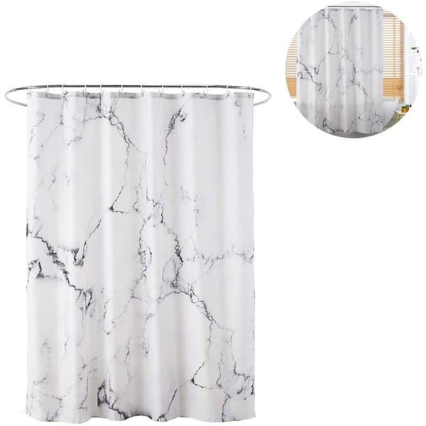 Marmor bruseforhæng, anti-skimmel, antibakteriel, vandtæt, 12D polyester