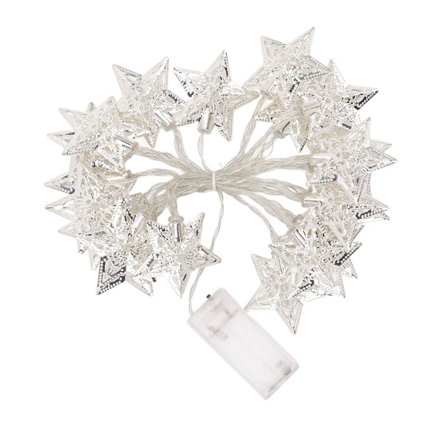 Stjernelys, 20 LED, 3 meter, stjernelys til KLB