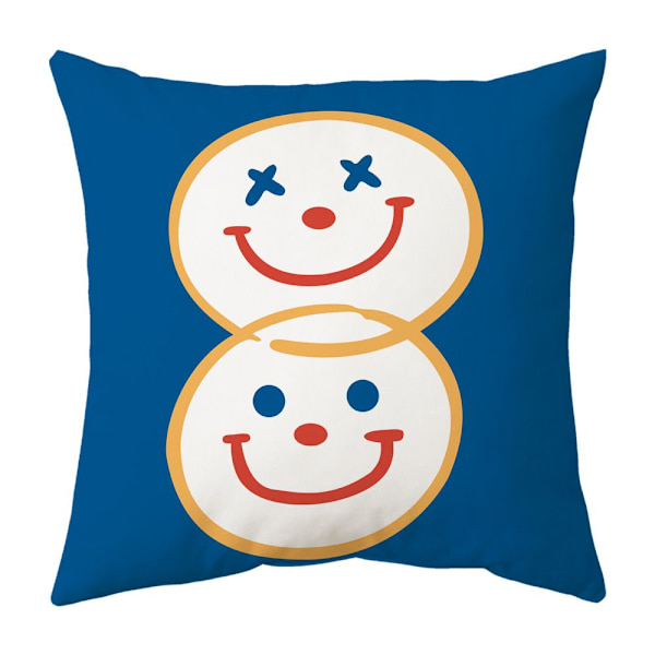 Sæt med 4 dekorative puder, 45 x 45 cm, med fyld og pudebetræk, sofa dekorationer, til soveværelse, stue, egnet