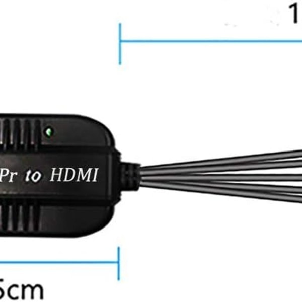 1080P HDMI:stä komponenttimuuntimeen skaalaus, HDMI-tulo YPbPr:iin Muunna HDMI:stä