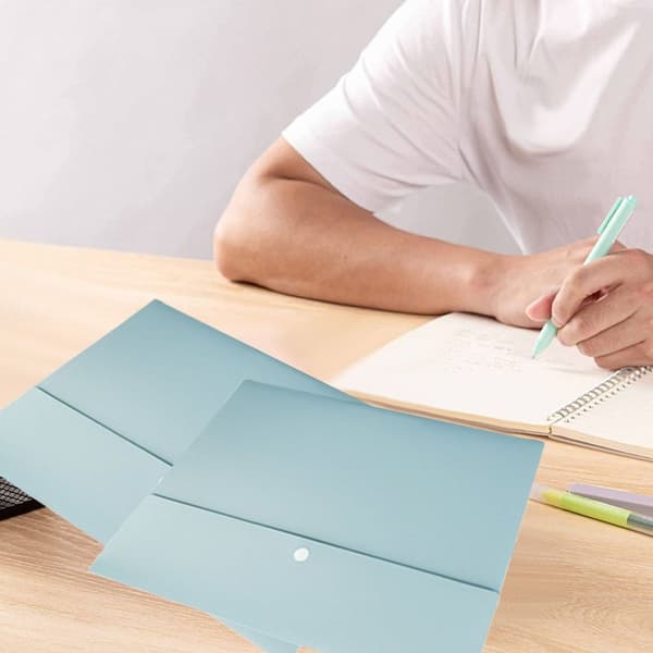 2-pack expanderande mappar, fickor, pärmar, papper, grönt