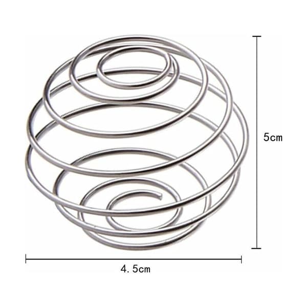 Rustfri Blender Blandeball Sfære Protein Mikser Shaker Boks Kopp Wire Visp KLB