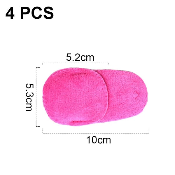 4-pack ögonlappar för barn, flickor, pojkar, höger och vänster ögonlappar rosa