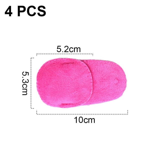 Paket med 4 ögonlappar för barn, flickor, pojkar, höger och vänster ögonlapp rosa