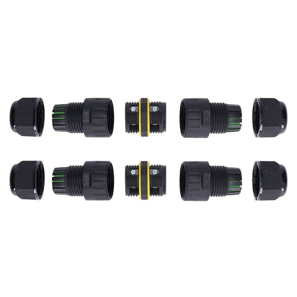 2-pack trädgårdskoppling M25 4-trådig IP68 KLB