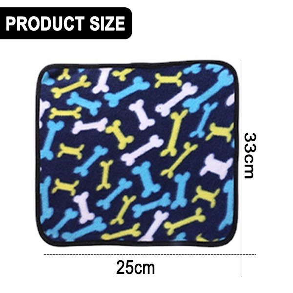 Hunde tæpper, blødt fluffy fleece kæledyr tæppe varmt M(12.99x9.84) KLB