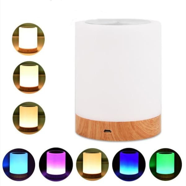 LED dæmpbar sengelampe, 5 farver, 2900-3200K KLB