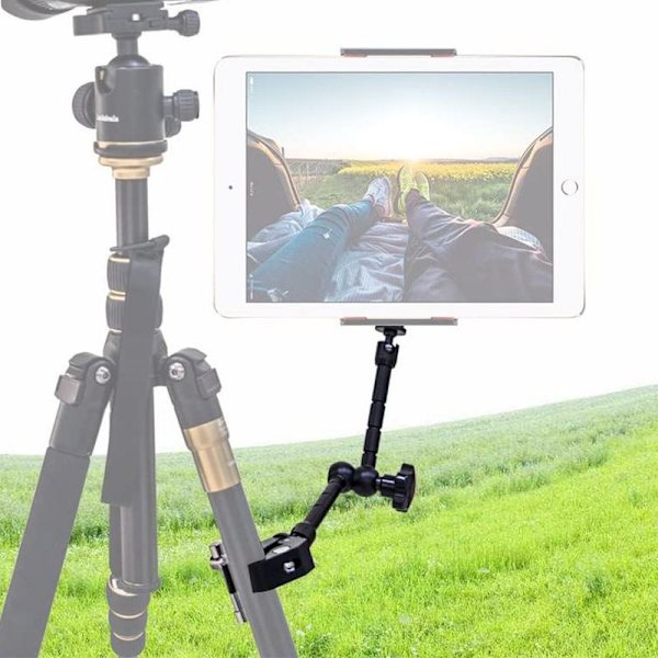 11 tums magisk arm + stor superklämma krabba tångklämma för DSLR-rigg