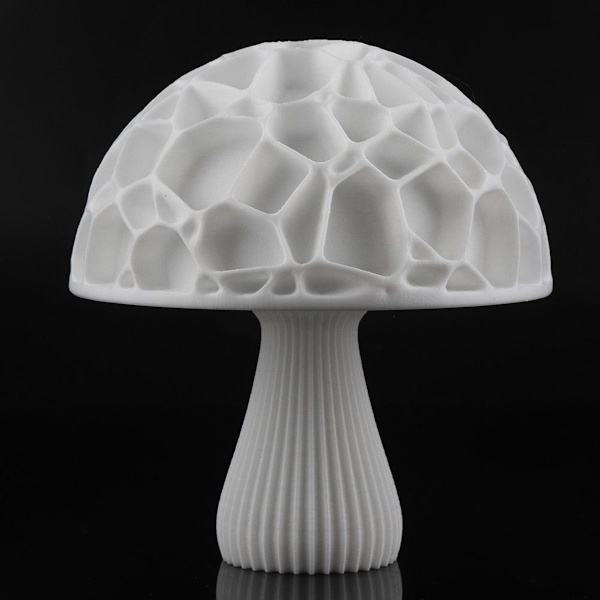 Färgglad vacker RGB 3D-utskrift svamplampa dekoration KLB