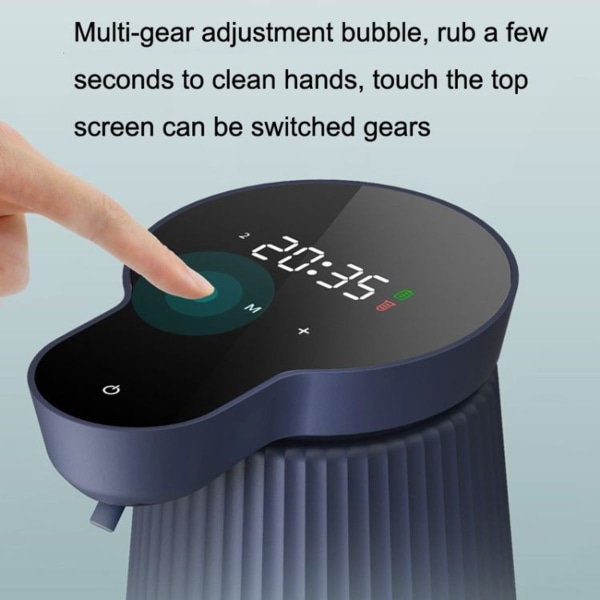 HY-1 Automatisk mobiltelefonvask USB Smart desinfiserende skumtype (kongeblå)