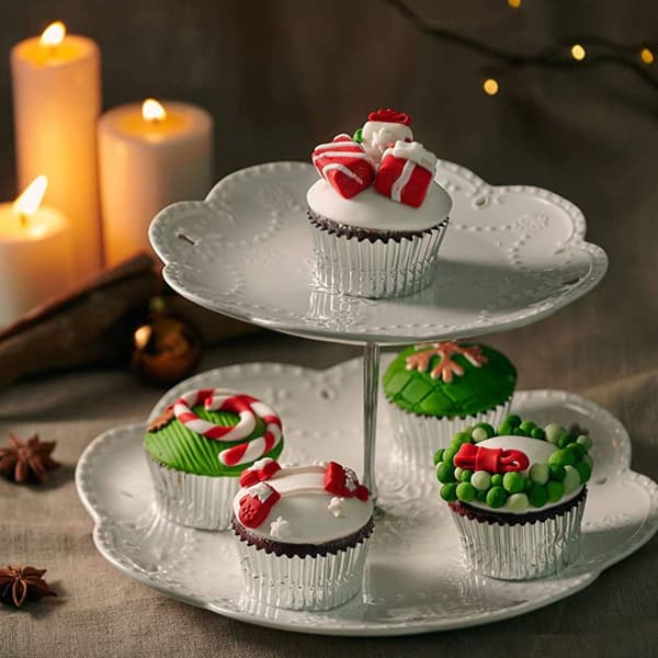 100 stk. sæt Muffinforme Papir Cupcakeforme Mini Sølv KLB