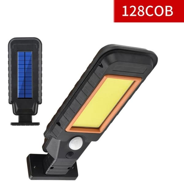128 COB Solcelle Lys Menneske Krop Sensor Væglampe LED Vandtæt Udendørs Lys