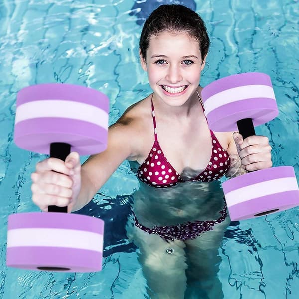 Vattenvikter vattenhantlar för poolträning