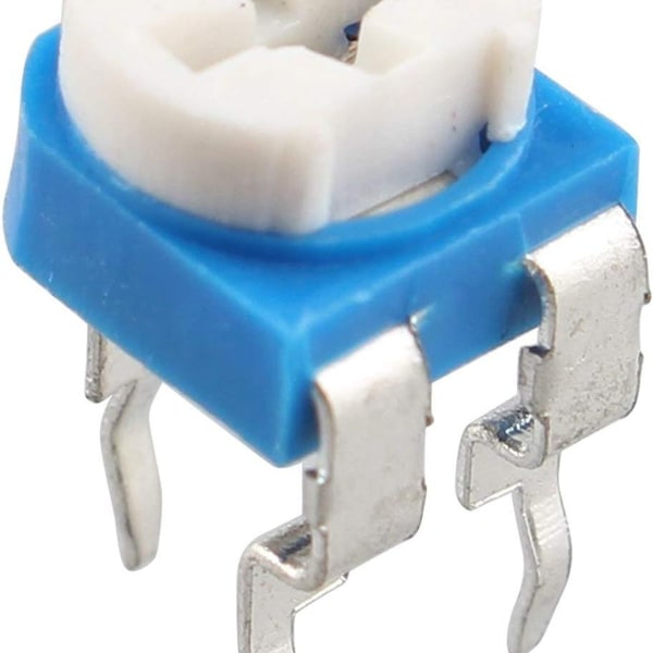 100 stk 10 verdier variabel motstand justerbar trimmer potensiometer KLB