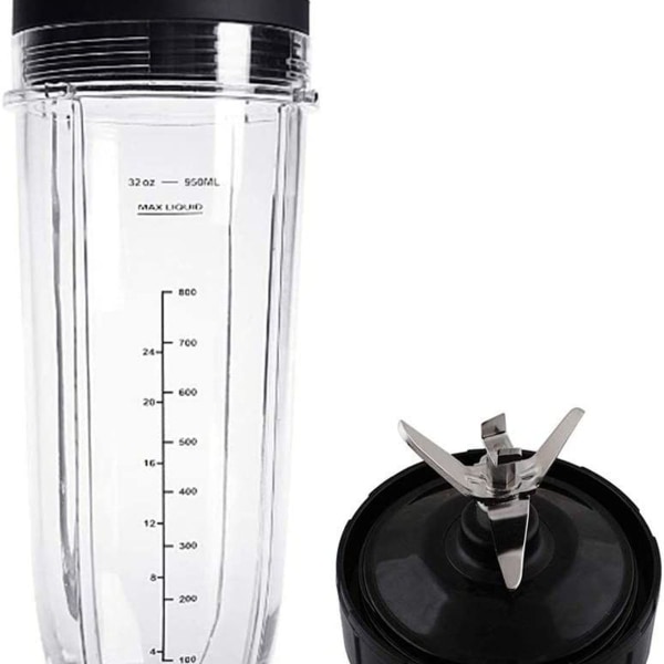 32 oz kopp og 7-vingers knivblad for Nutri Ninja
