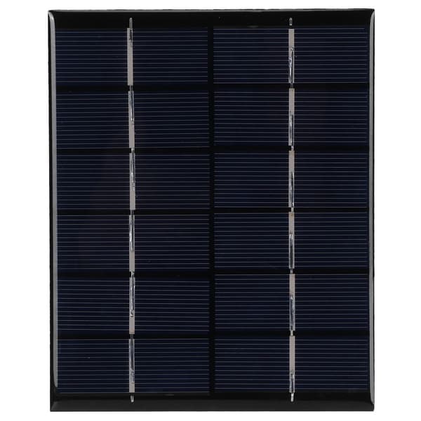 2W 6V solpanel med AA-batteriladdare för KLB
