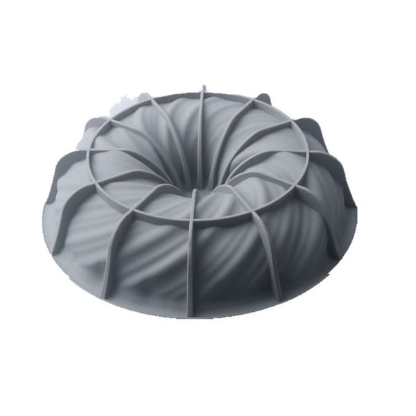 20cm grå ball Turbo dessertform, silikonkakeform