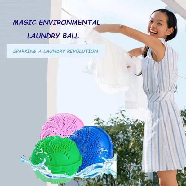Pakke med 3 miljøvennlige vaskekuler, 1000 gjenbrukbare