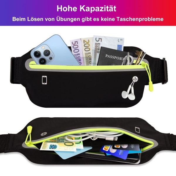 Running Belt for Cell Phone, Waterproof Sports Belt, Ultralight Waist Bag