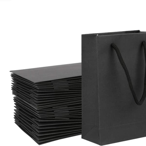 25-pack presentpåsar med handtag, presentpåsar, kraftpapperspåsar, KLB